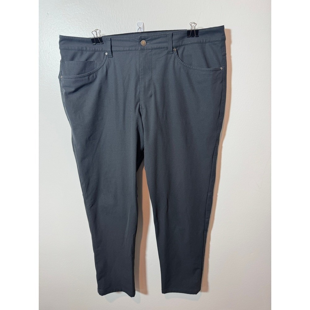 Lululemon Pants Lot Mens 36 Black Gray Blue Excellent Stretch 3 Pair - Picture 6 of 14